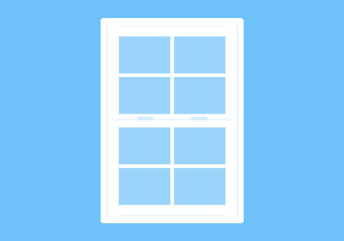Window post. Window post